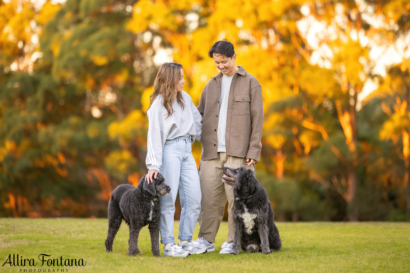 Tux and Trix's photo session at Fagan Park 