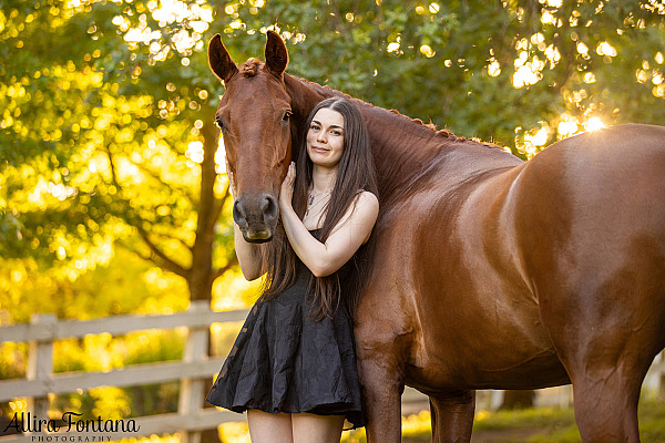Claudia and Rennie's photo session at home