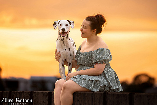 Heather and Annie's photo session at Lakes Edge Park