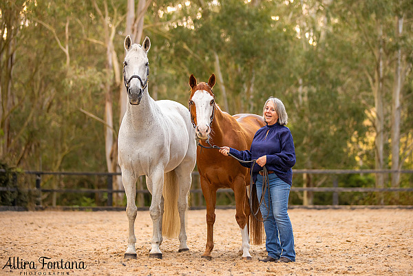 Sylvie, Ralph and Leroy's photo session at home